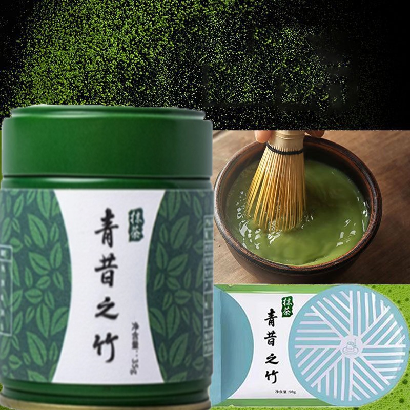 (พร้อมจัดส่ง)matcha ผงมัทฉะ Qingxi Ruozhu ซองชงเพียวได้ 35 g. กระปุก 50 g. มัจฉะ มัทฉะ