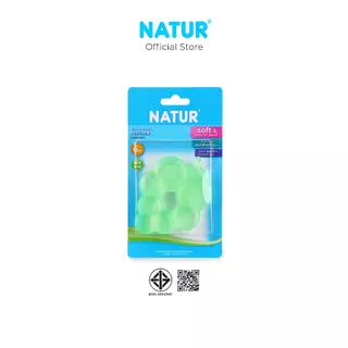 NATUR เนเจอร์ ยางกัดเด็ก ทรงองุ่น คละสี ซิลิโคน Food Grade BPA Free