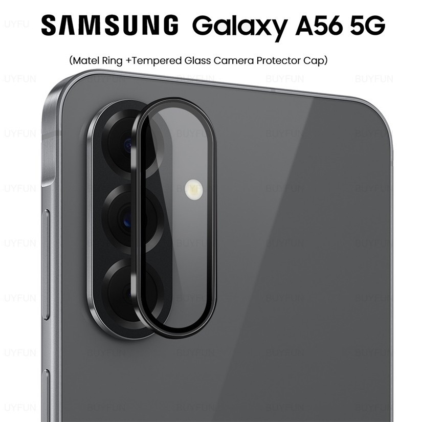 กันรอยเลนส์กล้อง Samsung Galaxy A56 5G / A36 5G ฟิล์มกันรอยกล้อง Samsung A56 / A36 Aluminum Camera L