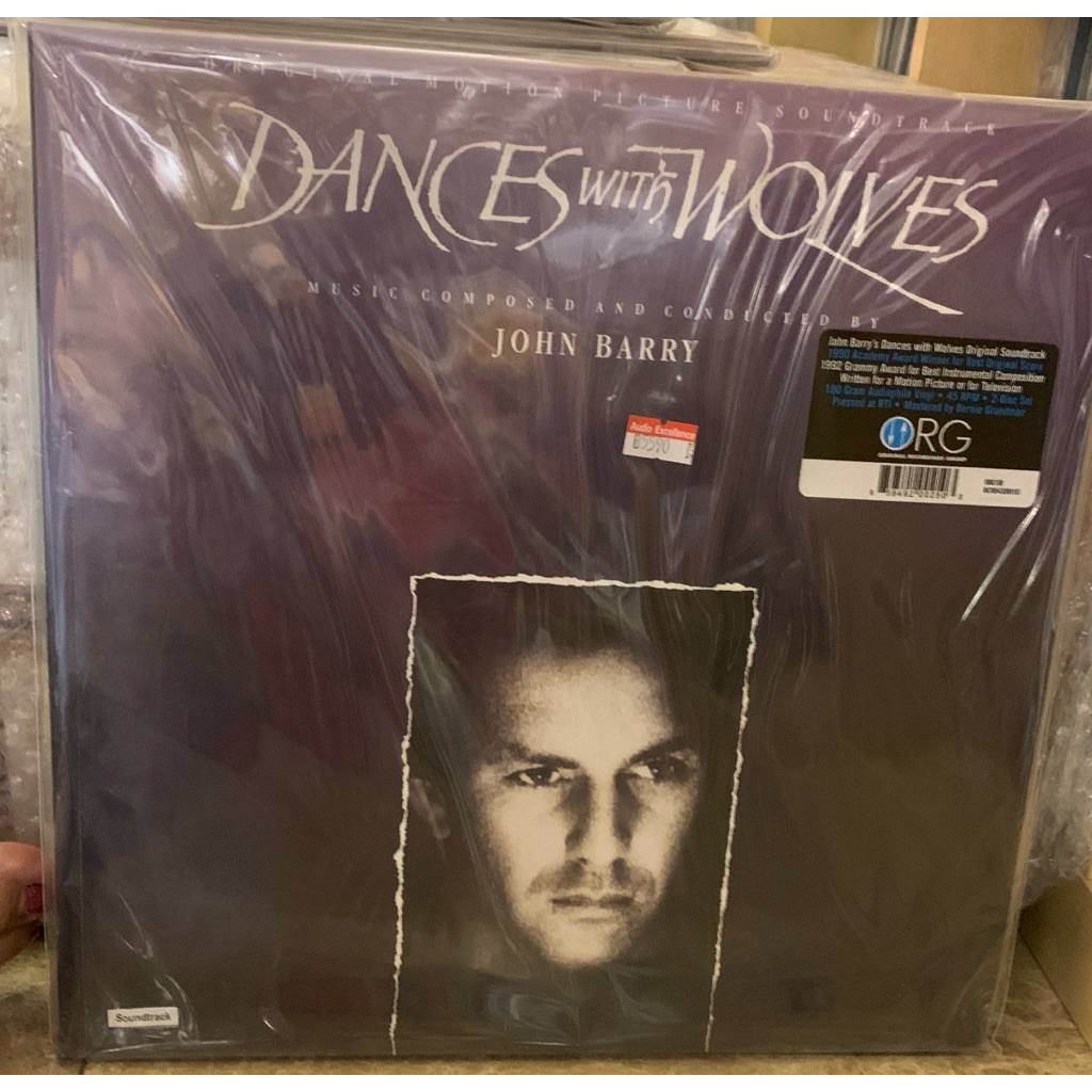 DANCES WITH WOLVES :JOHN BARRY 2lp-45rpm-180g