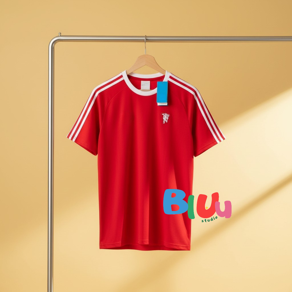 (พร้อมส่ง) เสื้อยืด llมuยู คอลเล็กชั่น ออริจินอล สีแดง ปี 2026 (3A) โลโก้ปักอย่างดี เกรดพรีเมี่ยม