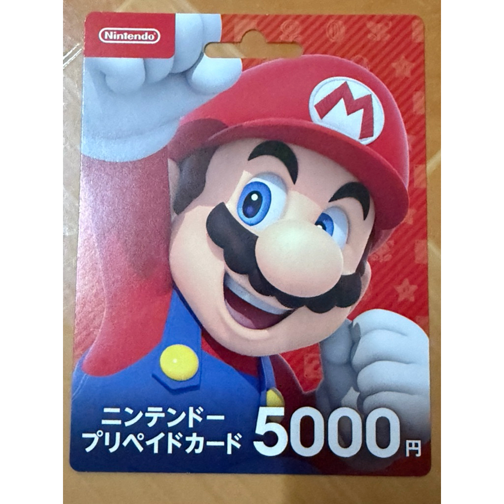 Nintendo บัตรเติม eshop Japan จำนวน 5000¥