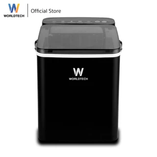 Worldtech เครื่องทำน้ำแข็ง อัตโนมัติ ฟรี ที่ตักน้ำแข็ง รุ่น WT-IM600A ทำน้ำแข็งใน 6-9 นาที ประกัน1ปี