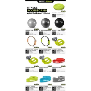 MDBuddy ยางยืดพร้อมมือจับ Resistance Tube 3 เลเวล LOW,MEDIUM,HIGH (MD1317) - เครื่องออกกำลังกาย แบรนด์ IRONTECXMDBuddy