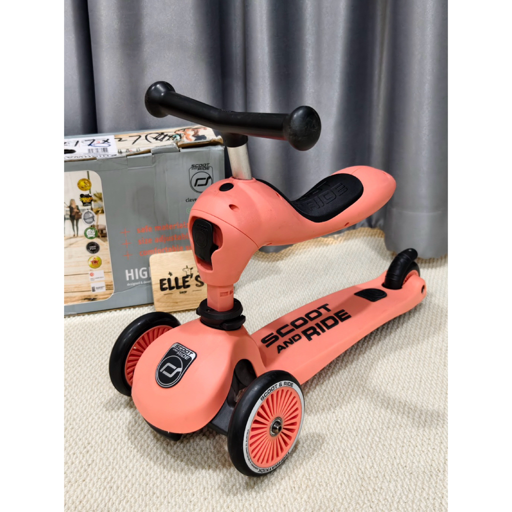 Scoot and Ride Highway รุ่น Kick 1 : สี Peach (มือสอง ครบกล่อง)