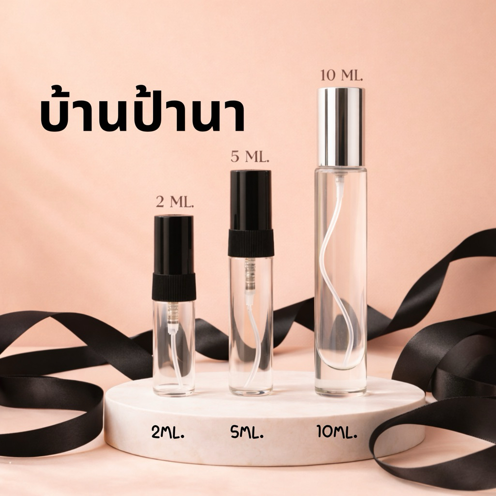 รวมขวดสเปร์ยน้ำหอมบ้านป้าชา (แบ่งขาย)