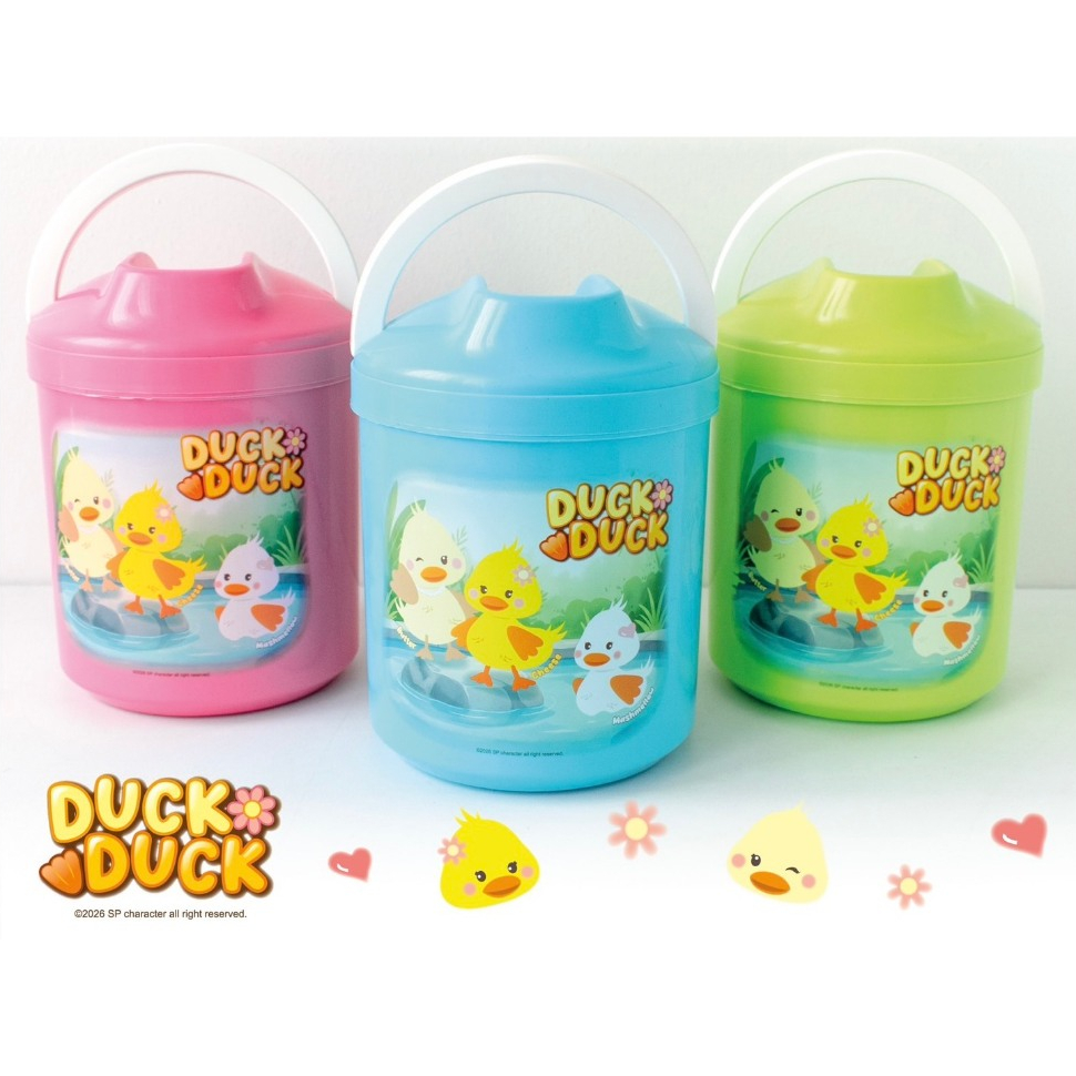 PB-809 กระติกน้ำพลาสติก ปริมาตร 1.5 ลิตร ลาย DUCK ( พร้อมส่ง )