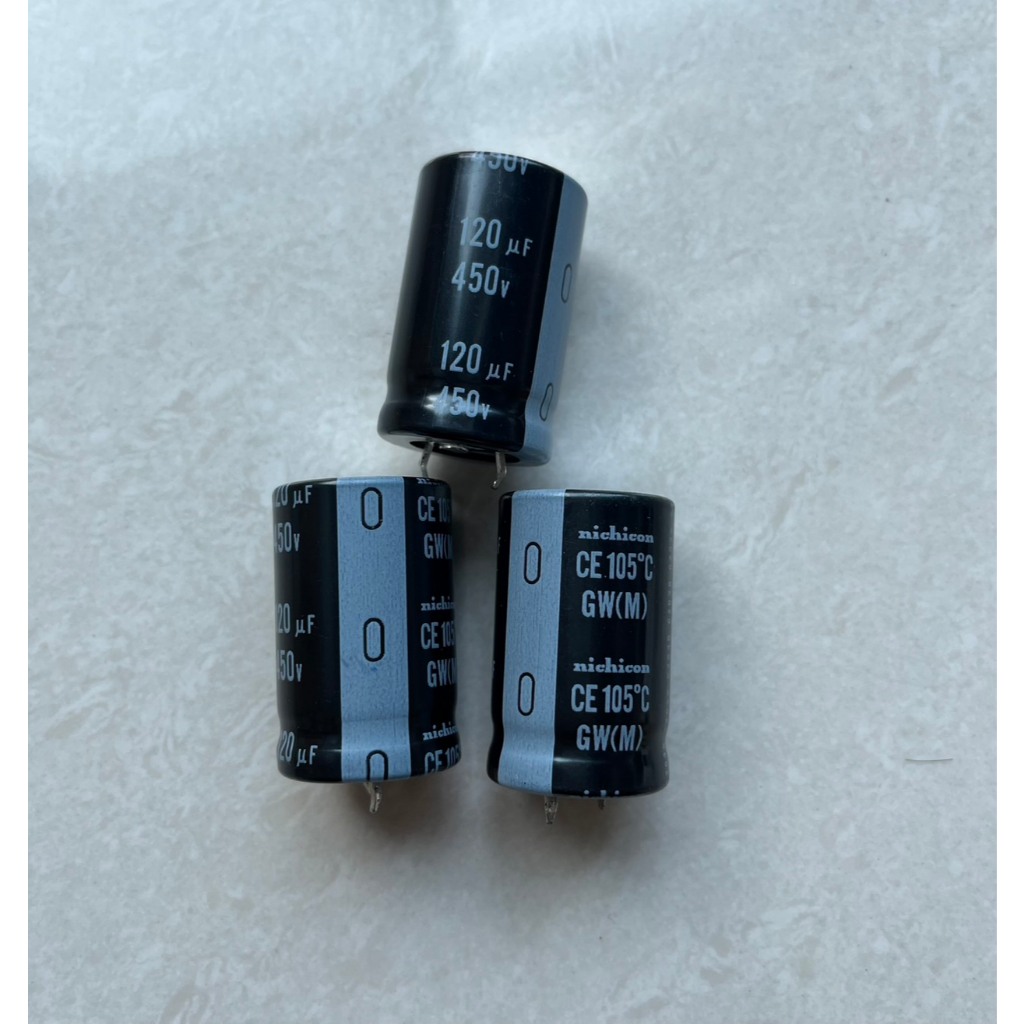120UF 450V 105c DIP NCC (สีดำ A.202)