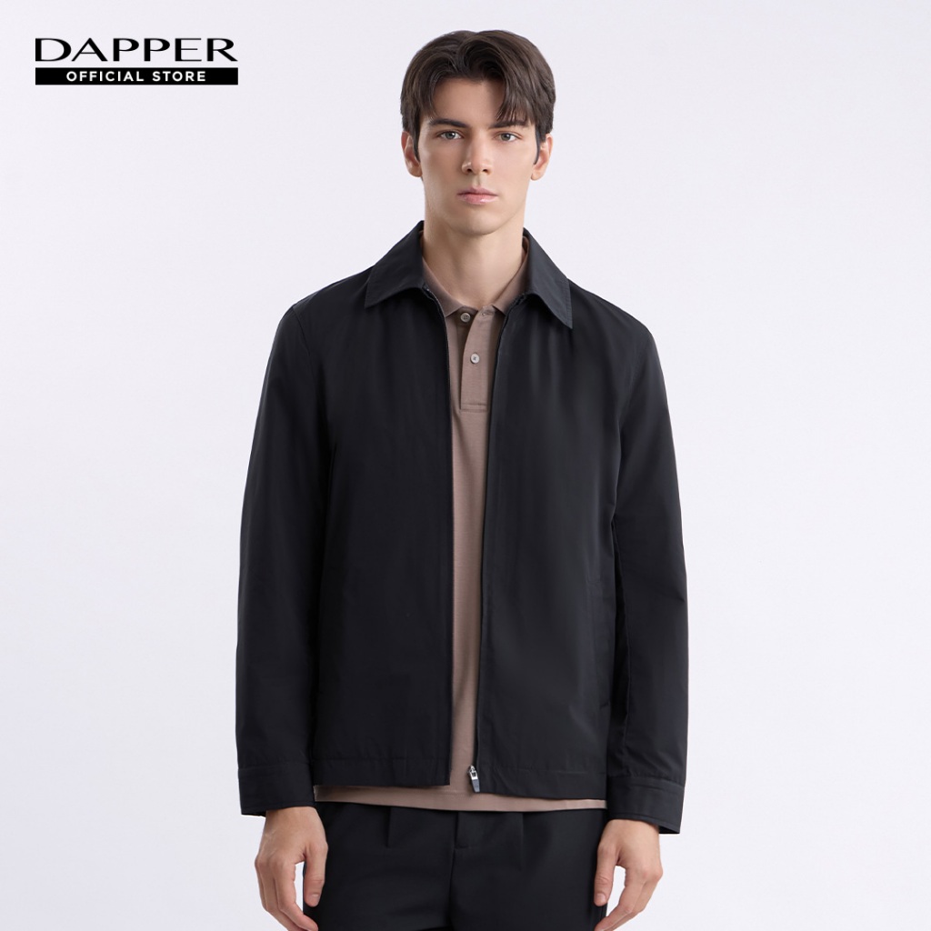 DAPPER เสื้อแจ็คเก็ต Utility Jacket สีดำ (JK/BK/303UT)