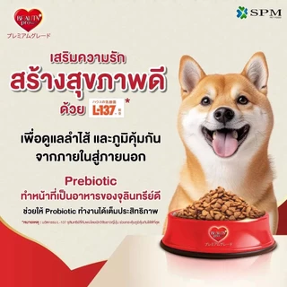 BeautyPro อาหารเม็ดสุนัขพรีเมียม รวมสูตรสำหรับทุกช่วงวัย ขนาด 200 g. ปรับสมดุลทางเดินอาหาร เสริมภูมิคุ้มกัน