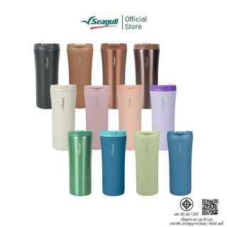 Seagull แก้วน้ำสุญญากาศ มินิมอล ขนาด 0.5 ลิตร Minimal Vacuum Mug มีให้เลือก 12 สี แก้วเก็บความเย็น แก้วน้ำเก็บความเย็น