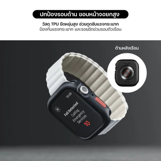 MAGEASY Skin Watch Case เคส Apple Watch Ultra3-1(49mm)/11/10(42/46mm)/9-1/SE 3-1(40/41/44/45mm)