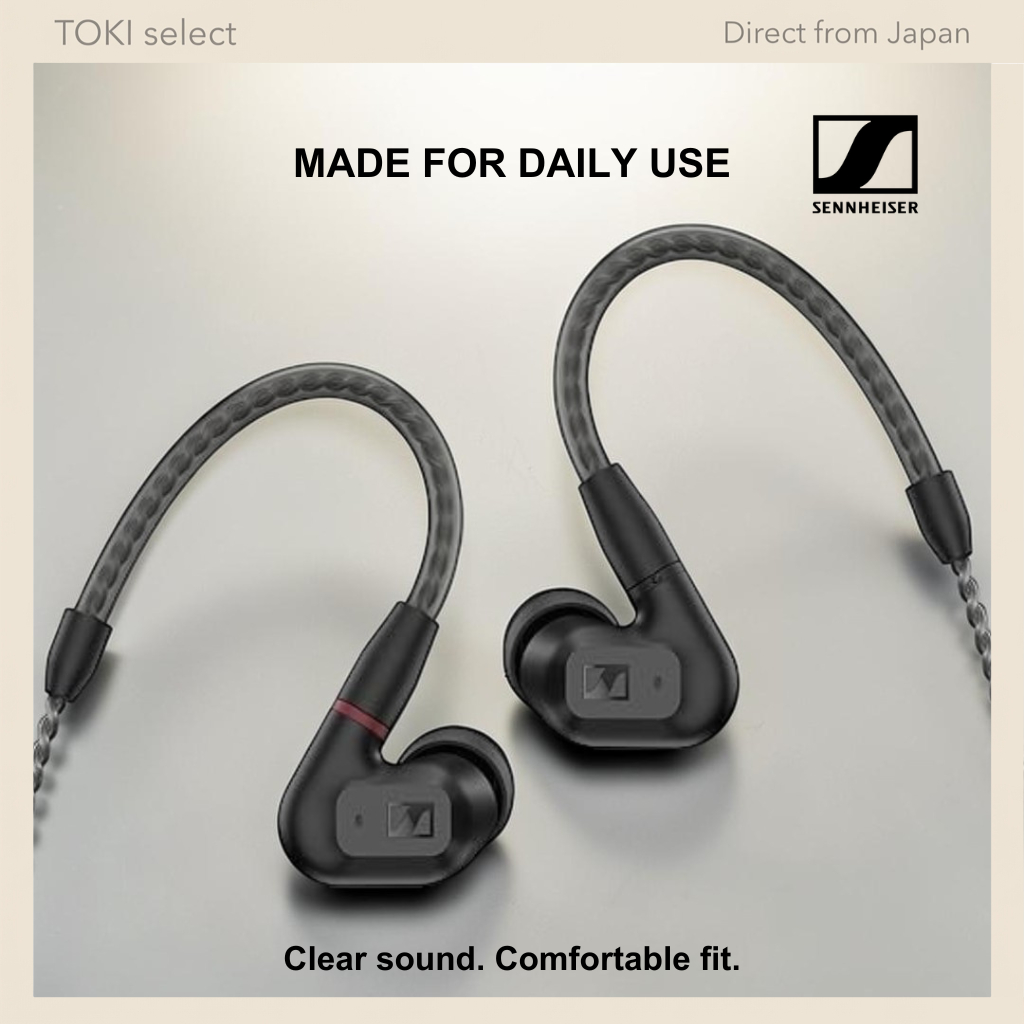 Sennheiser IE200 Wired In-Ear Earphones Hi-Fi Sound Lightweight Daily Use 3.5mm Japan Authentic
