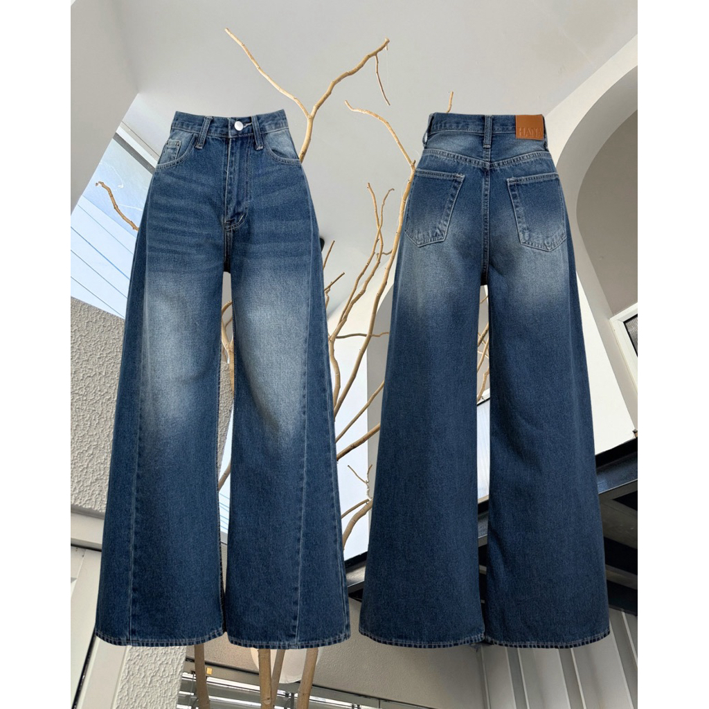 INFINITY : Pine Jeans (ไพน์) กางเกงยีนส์ทรงแบคกี้ขากระบอก ดีไซน์เสริมข้างเก๋ๆ