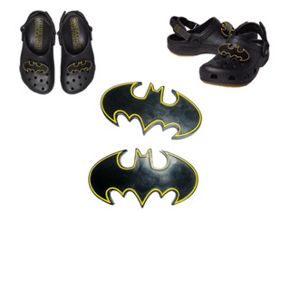 Jibbitz ตัวติดรองเท้า สัญลักษณ์แบทแมน Batman ของแท้ (ราคาต่อ…