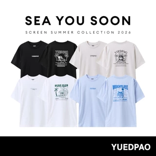 Yuedpao Oversized Screen - Sea You Soon Collection เสื้อยืดโอเวอร์ไซส์ ผ้าหนาทรงสวย ยับยาก รีดง่าย เสื้อสกรีนลาย