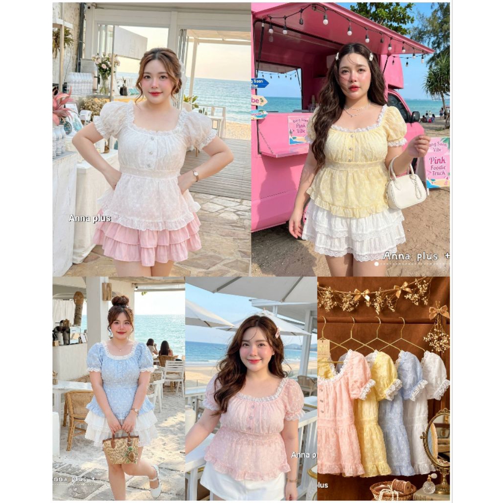 เสื้อแขนตุ๊กตา เปิดใหล่หรือปิดก้อได้สีพาสเทลน่ารักมาก
ใส่ทำงานหรือ   ใส่เที่ยวคาเฟ่ รอบอก 40-52 นิ้ว