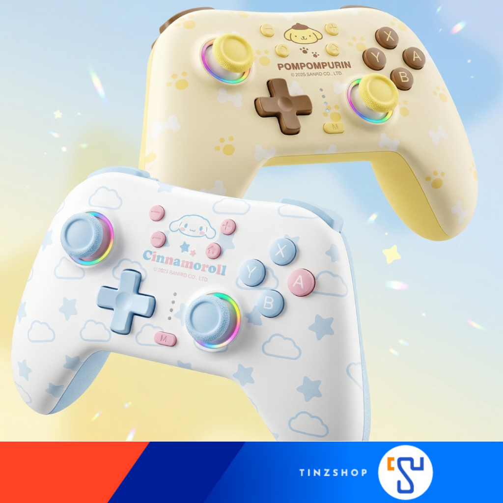 [ส่งด่วน] ของแท้ มีรับประกัน GeekShare Joy Pro Controller Pompompurin , Cinnamoroll , for Switch , P