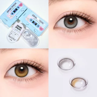 [ของแท้💯] I-SHA เลนส์ไม่หมุน รุ่น One Pick Balance - Gray Whisper คอนแทคเลนส์รายเดือน นำเข้าจากเกาหลี 🇰🇷