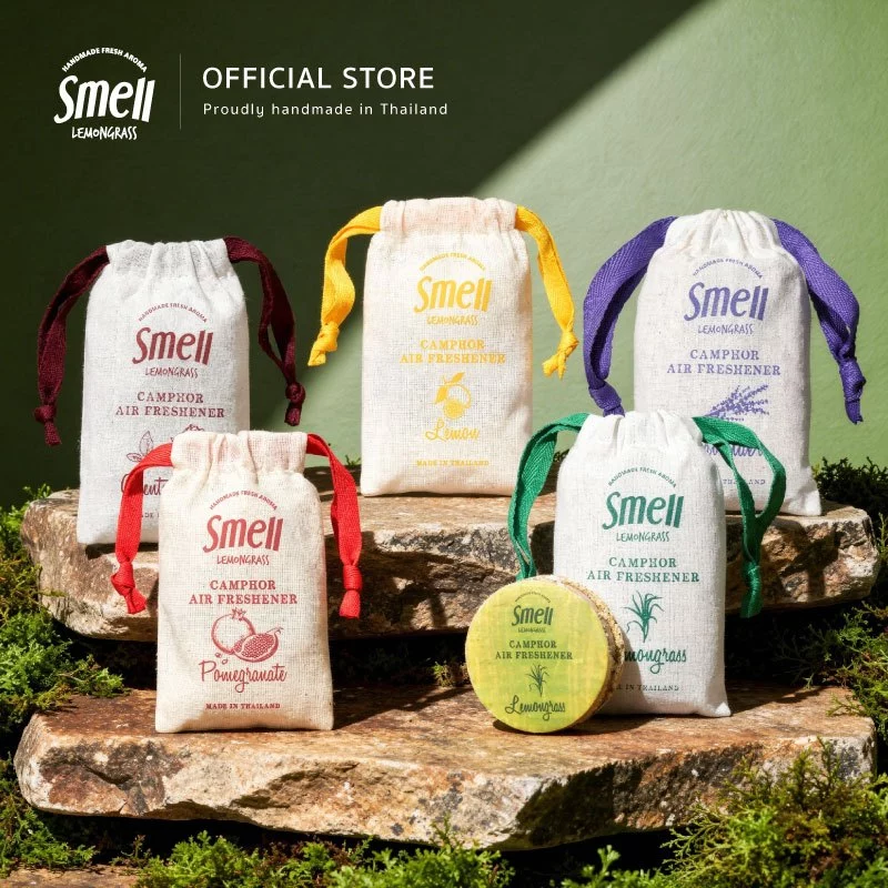 Smell Lemongrass Camphor Air Freshener 30G ถุงหอมปรับอากาศ ขนาด 30 กรัม ให้กลิ่นหอม ลดกลิ่นอับ (มีหลายกลิ่นให้เลือก)