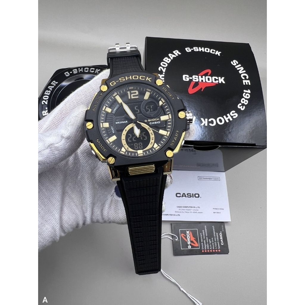 นาฬิกาผู้ชายรุ่นGST-B300B-1A  กันน้ำ 20 บาร์ รับประกันหนึ่งปี.