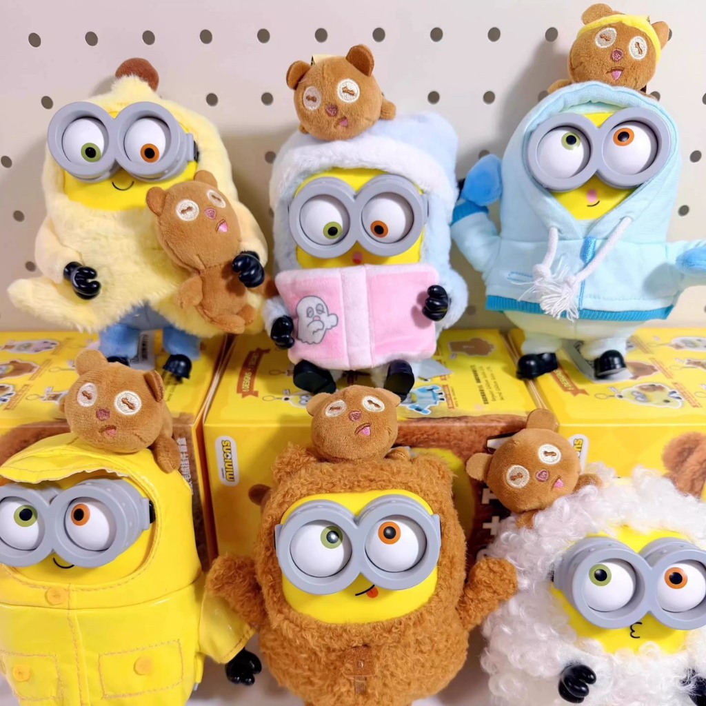 [🌈พร้อมส่ง-แบบจุ่ม] พวงกุญแจ 52Toys Minions BOB+TIM Better Together