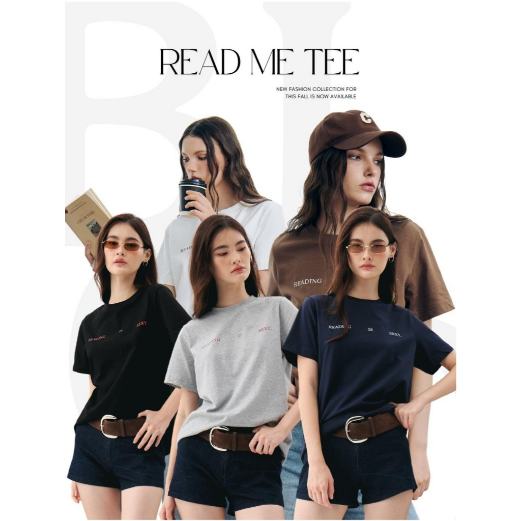 BCTS14 Read Me Tee - ระบายอากาศดี ใส่สบายทุกวัน