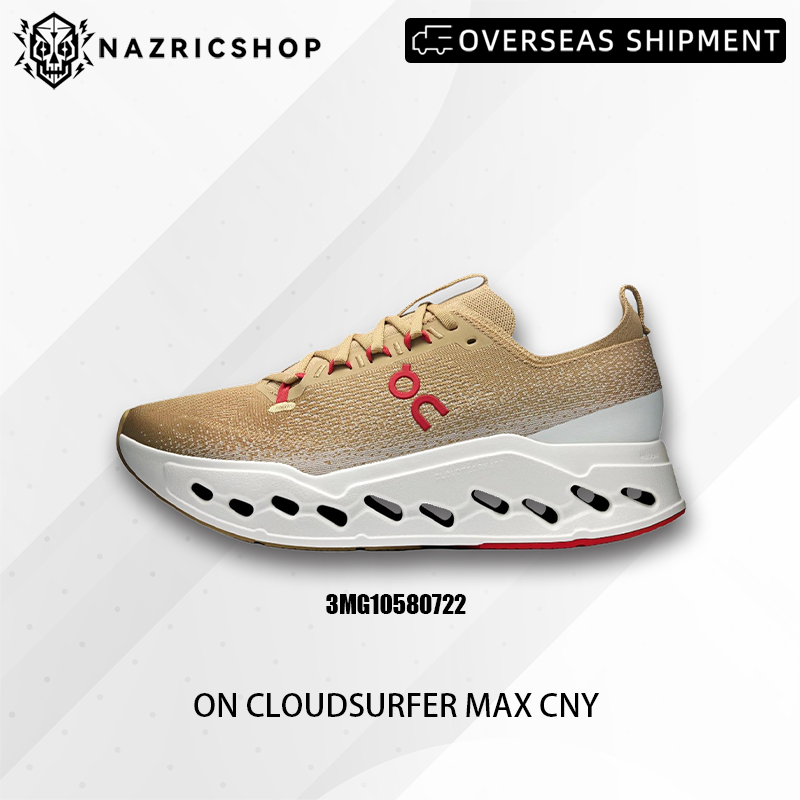 （ของแท้100% ）On Cloudsurfer Max CNY Year of the Horse Limited Edition รองเท้ากีฬา รองเท้าวิ่งระบายอากาศ