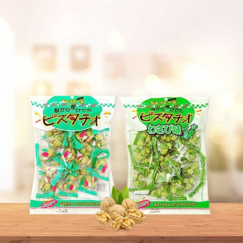 พิทาชิโอญี่ปุ่น Sennarido Pistachio ถั่วญี่ปุ่น รสดั้งเดิม/ รสวาซาบิ