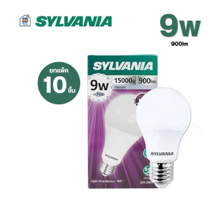 **10หลอด**SYLVANIA หลอดไฟ LED bulb 7w 8w 9w 10w 11w 12w 13w 15w 20w แสงขาว แสงวอร์ม แสงคูล แอลอีดี หลอดไฟ ขั้ว E27