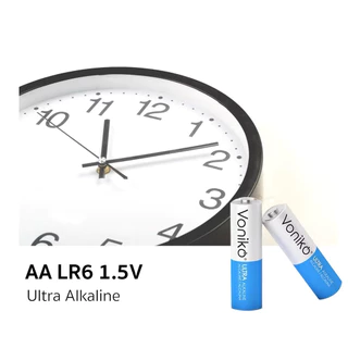 VONIKO ถ่านอัลตร้าอัลคาไลน์ LR6 AA,AAA 1.5 โวลต์ (16 ก้อน/แพ็ก)