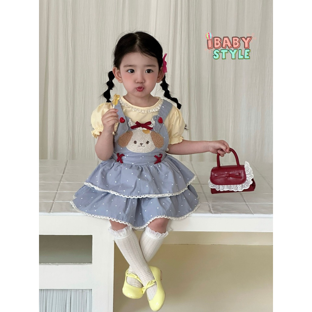 Ibaby style ชุดเด็กผู้หญิงน่ารัก ชุดเด็กผู้หญิงพร้อมส่งในไทย🇹🇭
