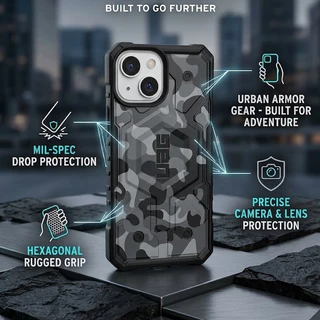 CASE camouflage UAG FOR IPHONE 12 13 14 RPO MAX PLUS Magnetic