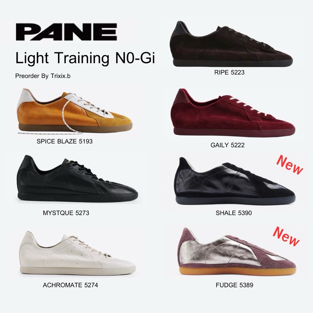 PANE - รุ่น Light Training No-Gi เพิ่มไซส์45.5-48.5 สีใหม่ 2026 และสี Limited (พรีออเดอร์)