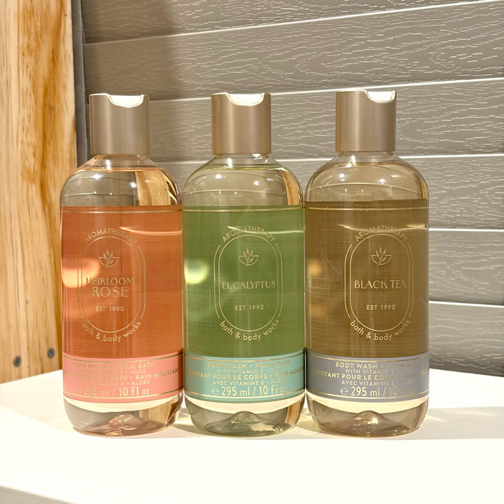 *ของแท้ 100%* Bath & Body Works Aromatherapy Body Wash + Foam Bath 295 ml.
