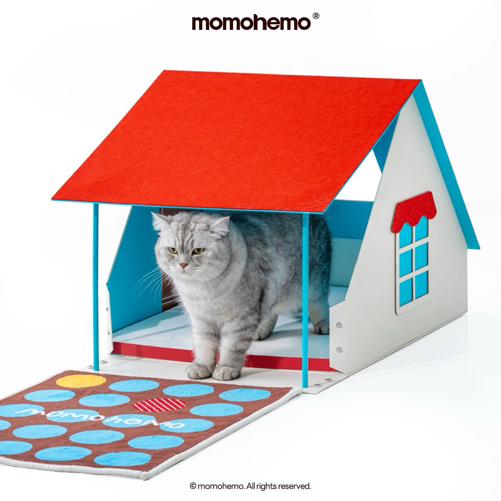 MOMOHEMO - RED PET HOUSE
