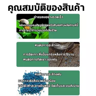 เม็ดไล่หอยทาก ทากเปลือย ในสวนผัก อยู่ได้นาน ปลอดภัยต่อผัก หว่านแล้วหอยลด