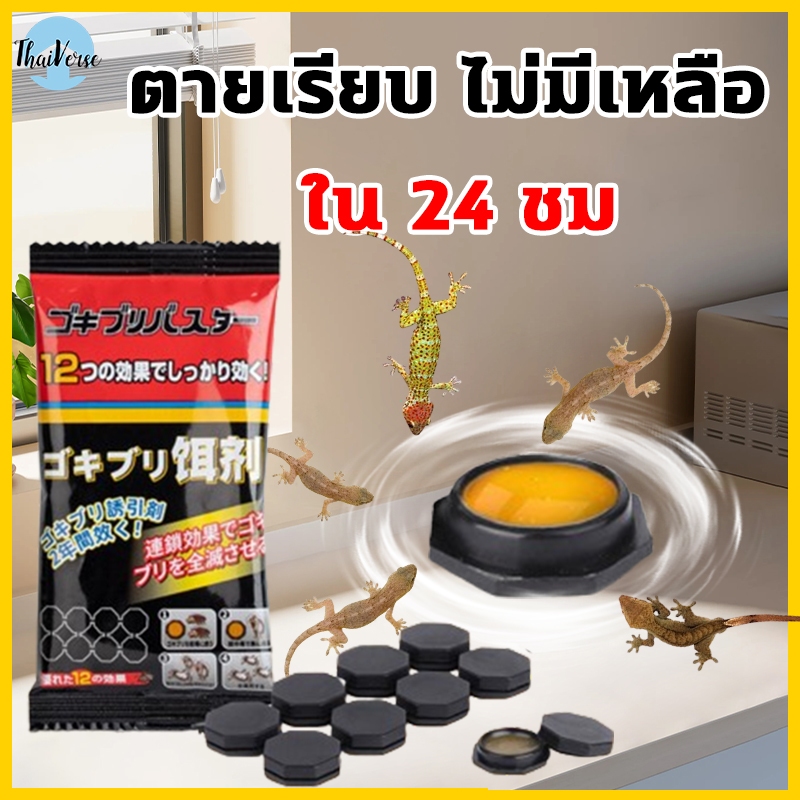 เหยื่อไล่จิ้งจก ใช้ในบ้าน ป้องกันจิ้งจกไม่ให้เกาะผนัง ปลอดภัยคน-สัตว์ ใช้ได้นาน