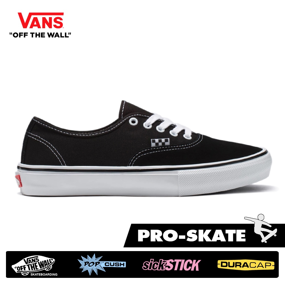 VANS SKATE รองเท้า Authentic - Black/White [VN0A5FC8Y28]