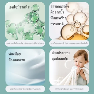 【4000ml】Botare น้ำยาซักผ้าเด็ก อ่อนโยน สารสกัดธรรมชาติ ขจัดคราบนม ซักล้างง่าย ไร้สารตกค้าง ใช้ได้ตั้งแต่แรกเกิด