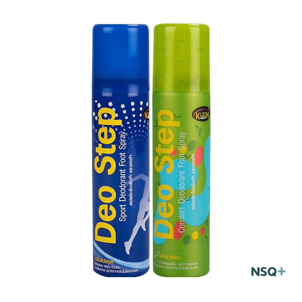 สเปรย์ระงับกลิ่นเท้า และ รองเท้า ดีโอ สเต็ป 60 มิลลิลิตร Deo Step Deodorant 60ml.