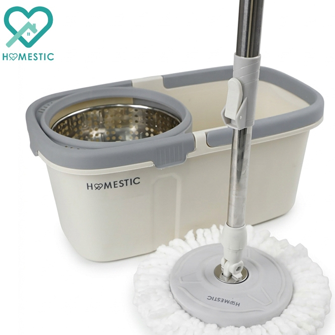 HOMESTIC ไม้ถูพื้น 2 ระบบ ตัวช่วยแม่บ้านยุคใหม่! ซัก-ปั่นแห้ง ในชุดเดียว