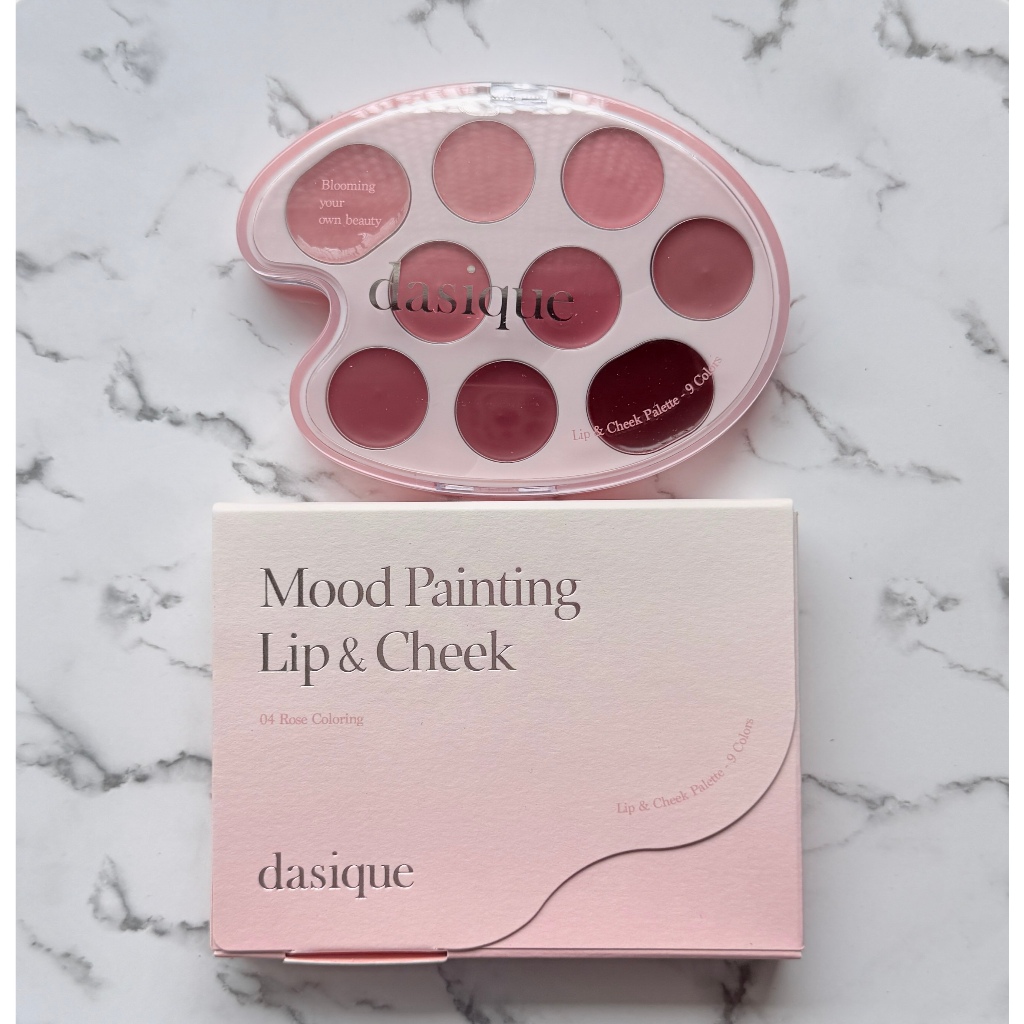 dasique Mood Painting Lip & Cheek Palette #เดซีค พาเลตต์ลิป, ปัดแก้ม, Painting