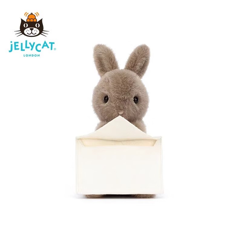 『JELLYCAT LONDON』Jellycat rabbit ซองจดหมาย ขนปุย สั่งจากอังกฤษ ของแท้ 100% 💯