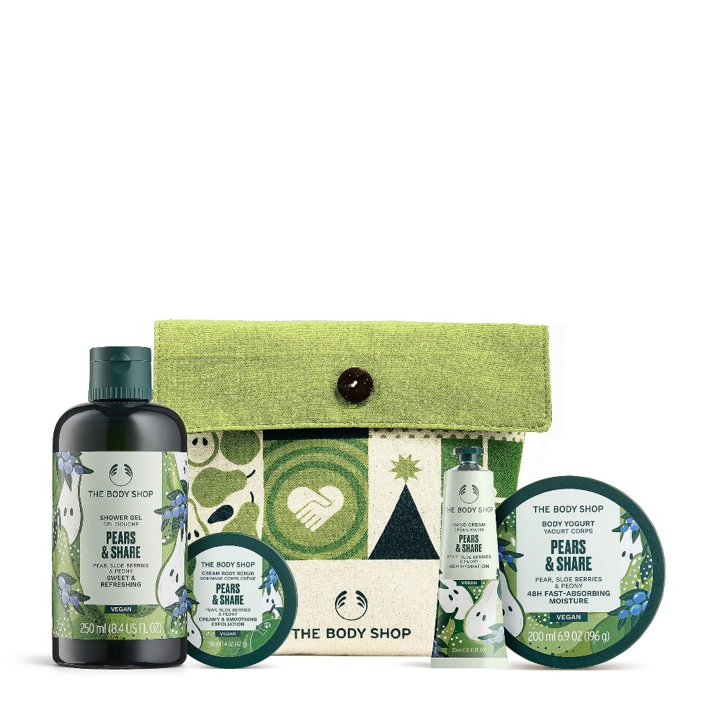 The body shop Pears & Share Essential Gift ชุดดูแลผิวกาย // Pears
