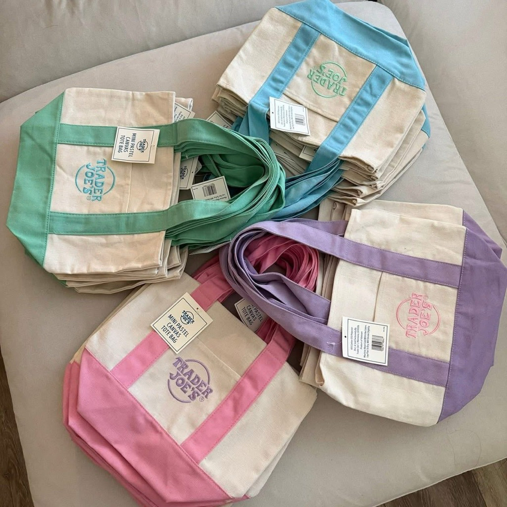 Trader joe's Canva mini tote