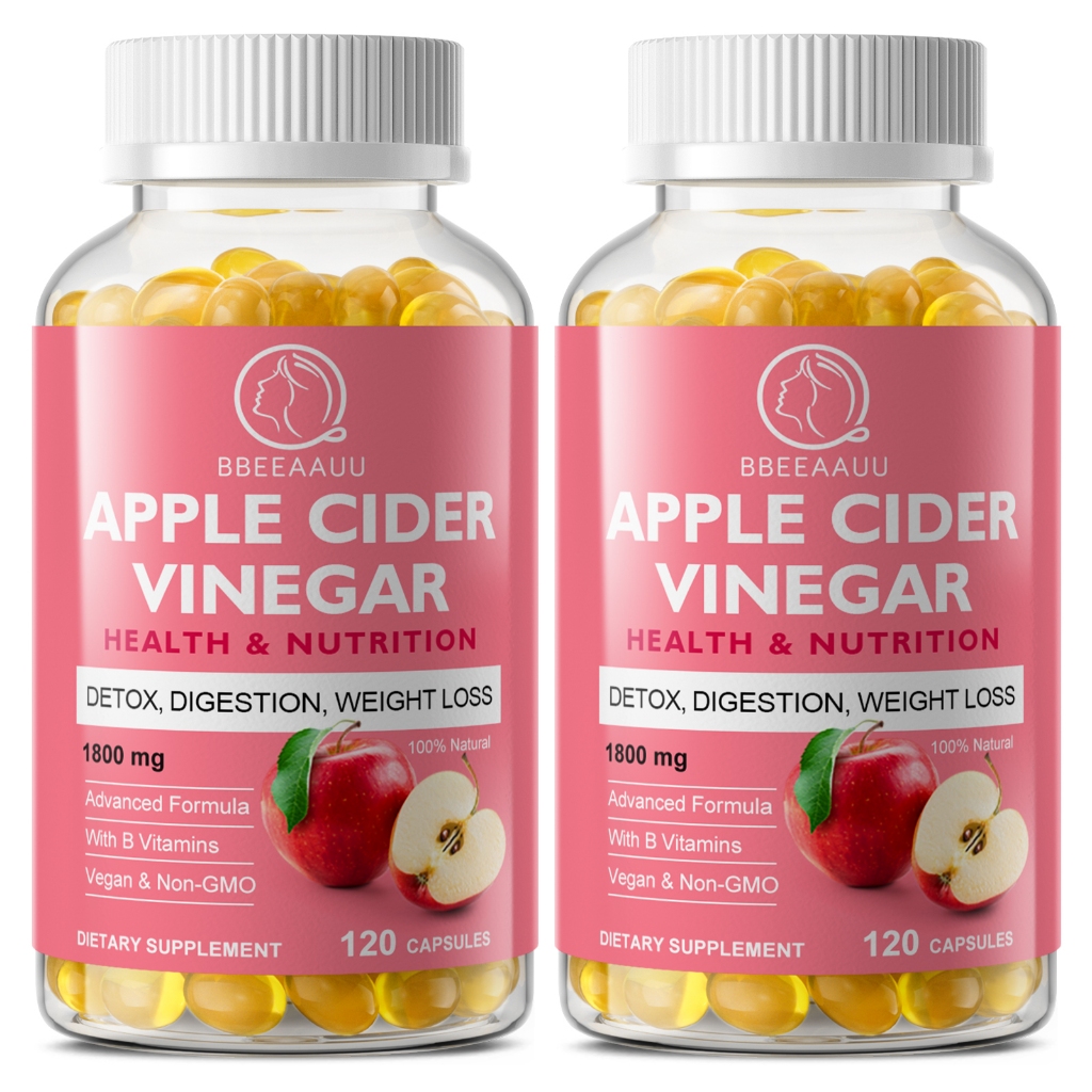 Apple Cider Vinegar | 1800 มก น้ำส้มสายชูแอปเปิ้ล  | รองรับระบบภูมิคุ้มกันและปรับสมดุลคอเลสเตอรอ