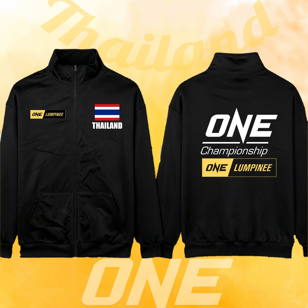 ONE Championship--ONE SAMURAI 1 ทรงแจ็คเก็ต สวมใส่สบาย ไม่หด ไม่ยับ ผลิตจากเนื้อผ้าที่สวมใส่สบาย