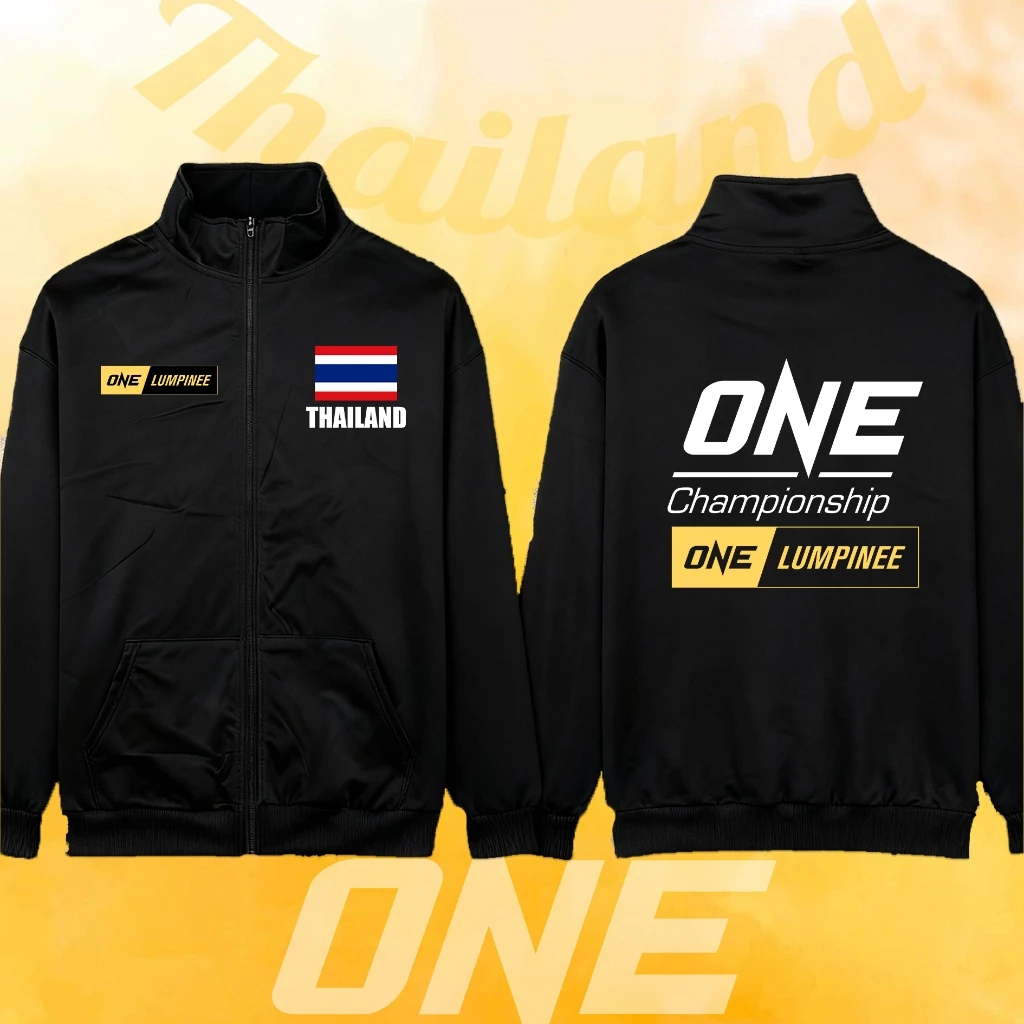 ONE Championship--ONE SAMURAI 1 ทรงแจ็คเก็ต สวมใส่สบาย ไม่หด ไม่ยับ ผลิตจากเนื้อผ้าที่สวมใส่สบาย