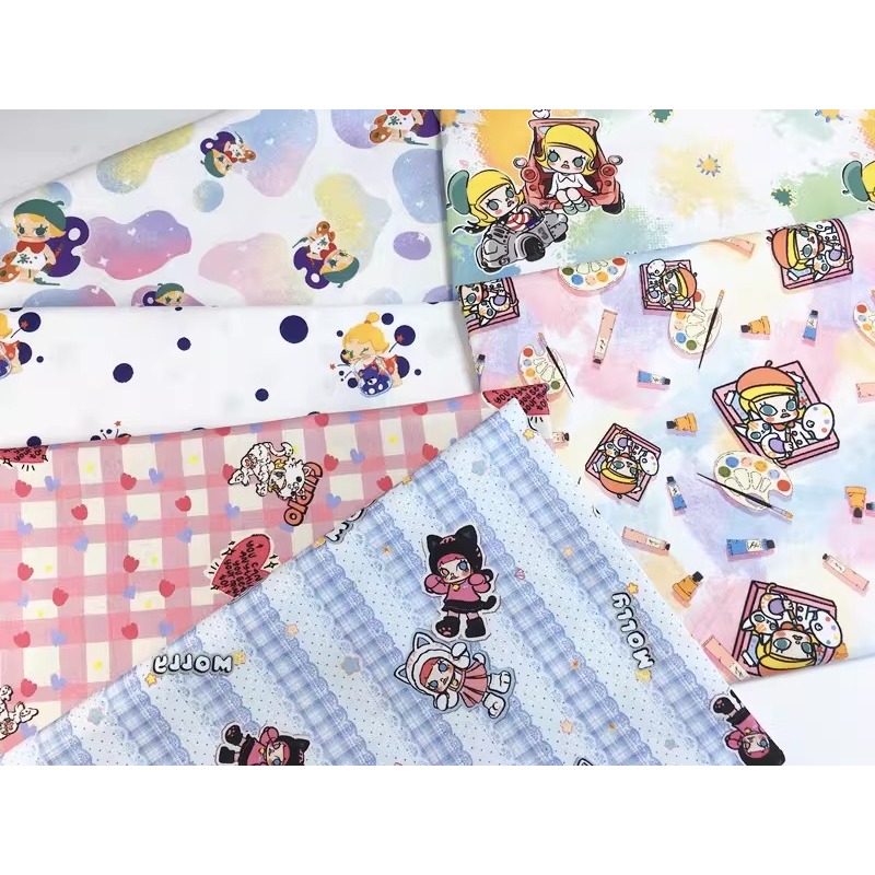 Preorder-ผ้าคอตตอนแท้100%_พิมพ์Digital หน้ากว้าง 110ซม.(44นิ้ว) ผ้าเมตร ผ้านำเข้า